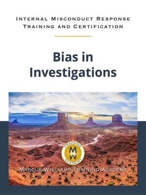 cover image of Bias in Investigations